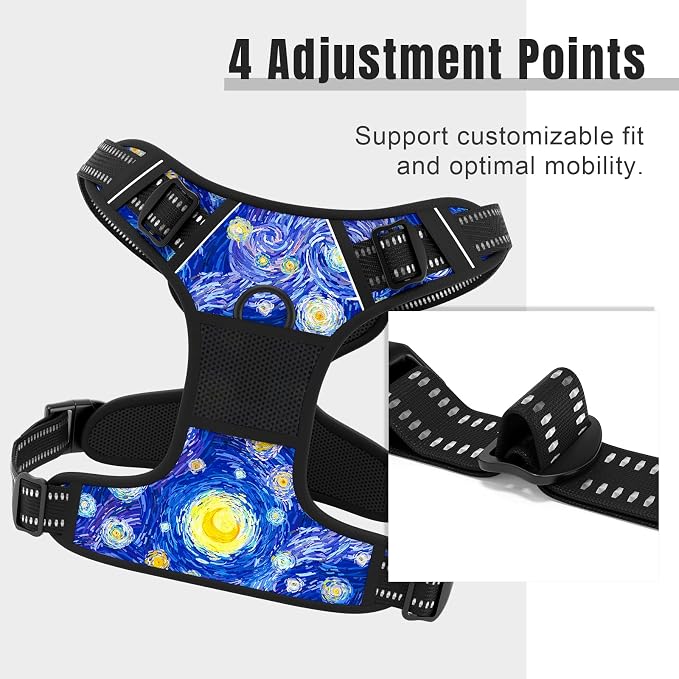 Rnivvi No Pull Dog Harness, Cute Reflective Extra Small Sized Puppy Harness - Image 3