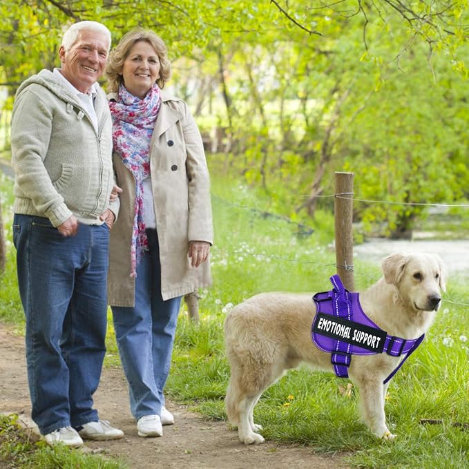 voopet Service Dog Harness, Emotional Support Pet Vest Harness, Reflective - Image 5