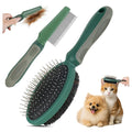2PCS Pet Grooming and Deshedding Tools, 2-In-1 Double-Sided Cat Brush by Unknown