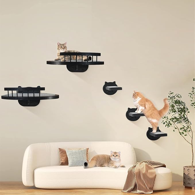 Cat Wall Shelves Furniture Set - Image 4