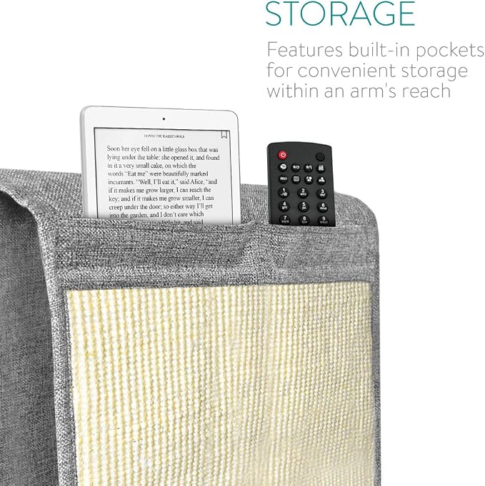 Navaris Cat Scratch Armrest Organizer - Image 3