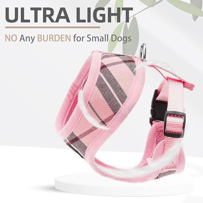 PUPTECK Soft Mesh Dog Harness and Leash Set Pet Puppy Cat Comfort Padded Vest - Image 5