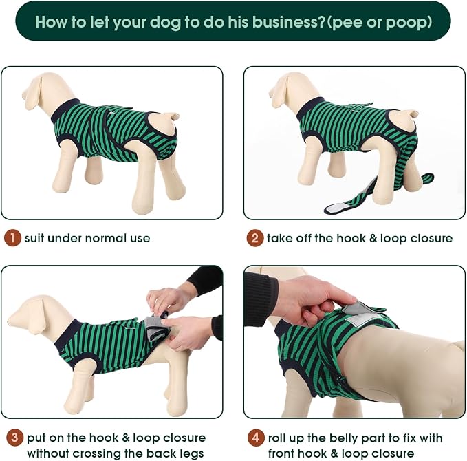 Kuoser Recovery Suit for Dogs Cats After Surgery, Professional Pet Recovery - Image 4