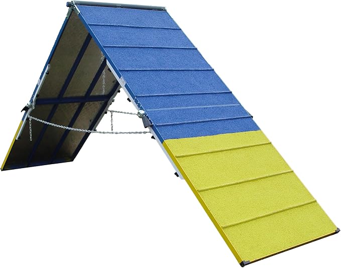 Rubber Surface Dog Agility 7' A-Frame, On-Wheel Interface Ready by Unknown
