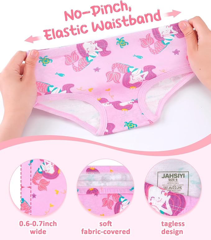 Girls and Toddlers 100% Cotton Underwear Tagless Soft Panties Size 2-3T - Image 3