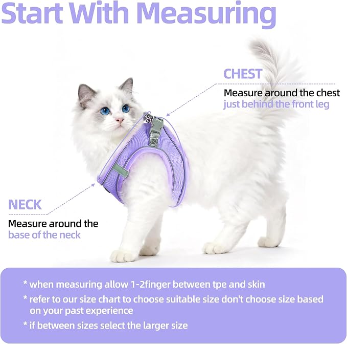 Solmoony Sparkly Medium Dog Harness and Leash Set, Step in Soft Light Puppy Vest - Image 7