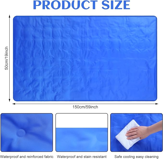 Cooling Pad Mat for Sleep Cooling Mattress Pad Gel for Bed, Relieve Pain - Image 2