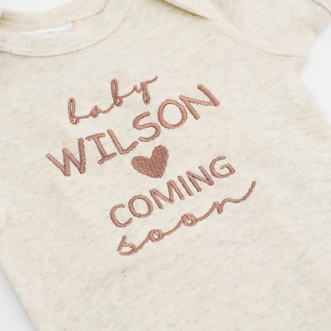 COUPLEHOODIES Personalized Baby Onesie Bodysuit – Custom Embroidery Gift - Image 2
