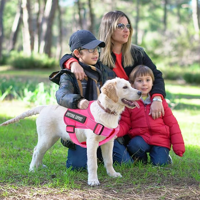 voopet Service Dog Harness, Emotional Support Pet Vest Harness, Reflective - Image 3