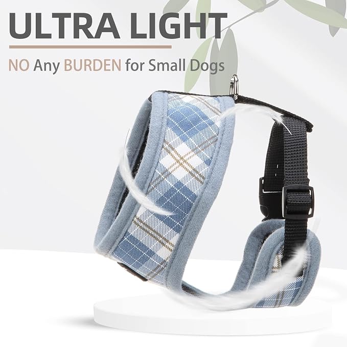 PUPTECK Soft Mesh Dog Harness and Leash Set Pet Puppy Cat Comfort Padded Vest - Image 5