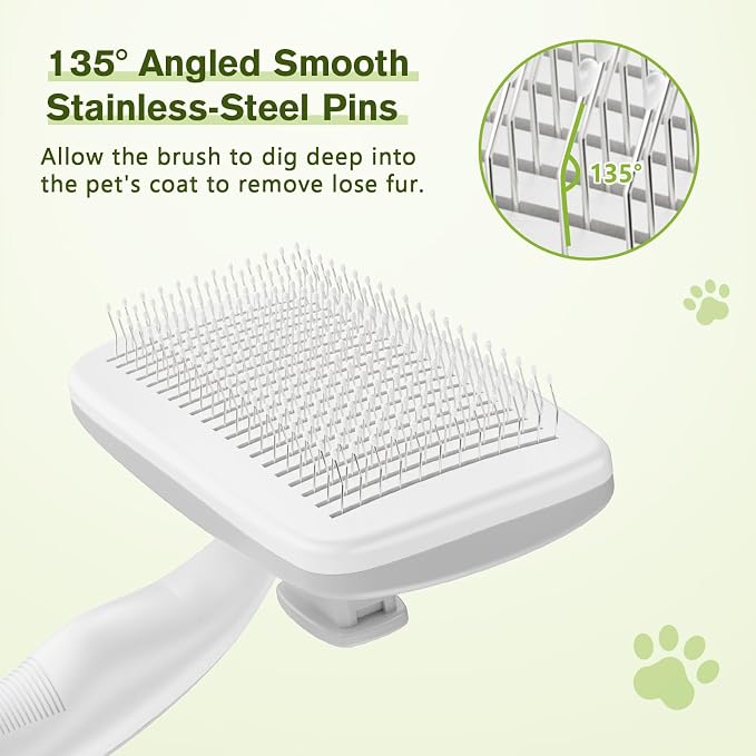 Pecute Self-Cleaning Slicker Brush - Image 5