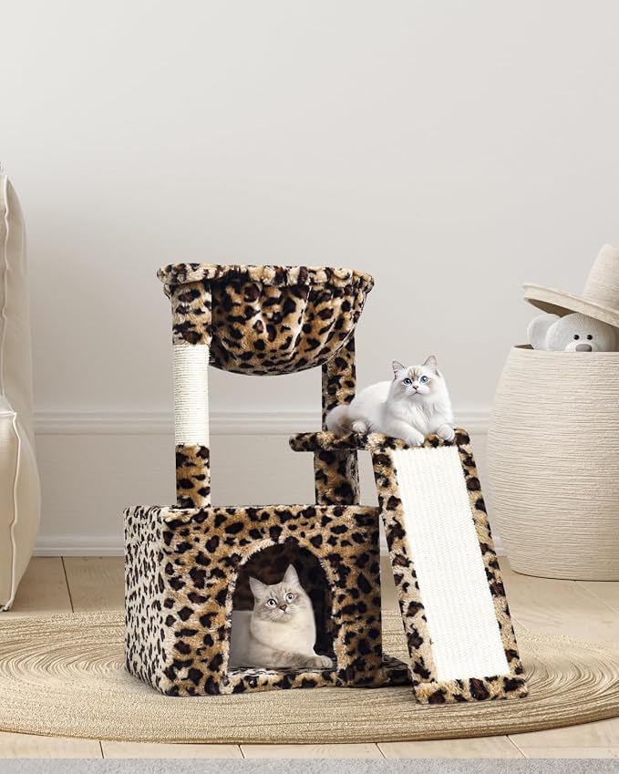SYANDLVY Leopard Print Cat Tree - Image 5