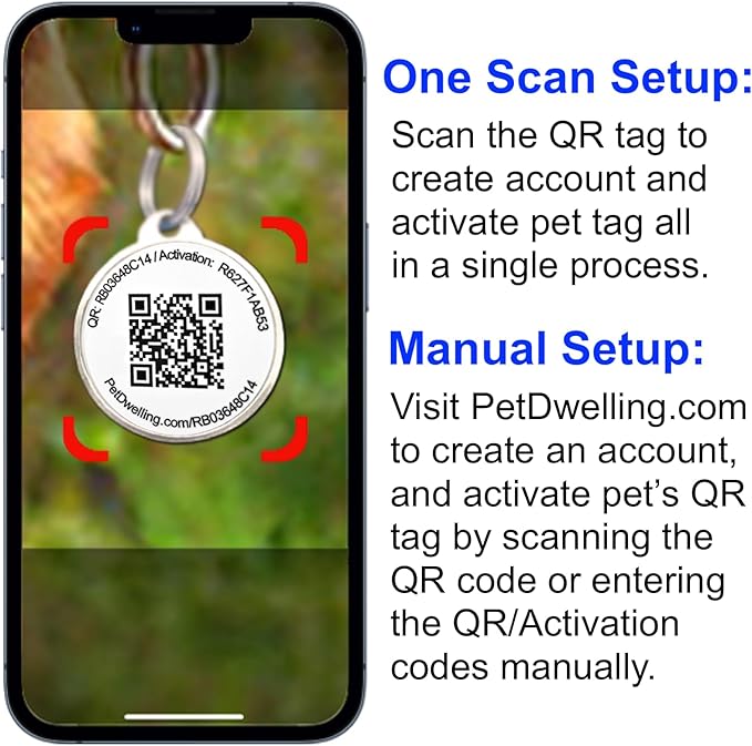 Pet Dwelling QR Pet Tag – Easy Scan Instant Location Alerts, Online Pet Profile - Image 4