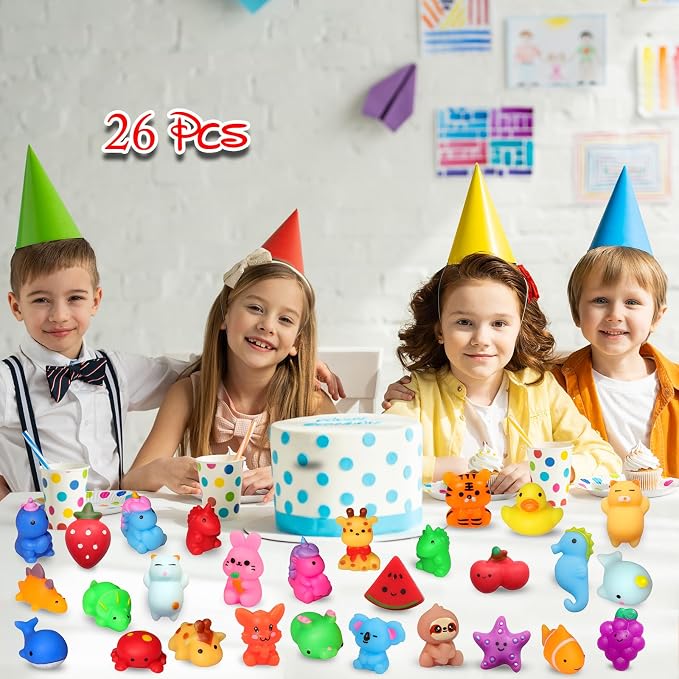 Squishies, 26 Pack Mochi Squishy Toys - Image 6