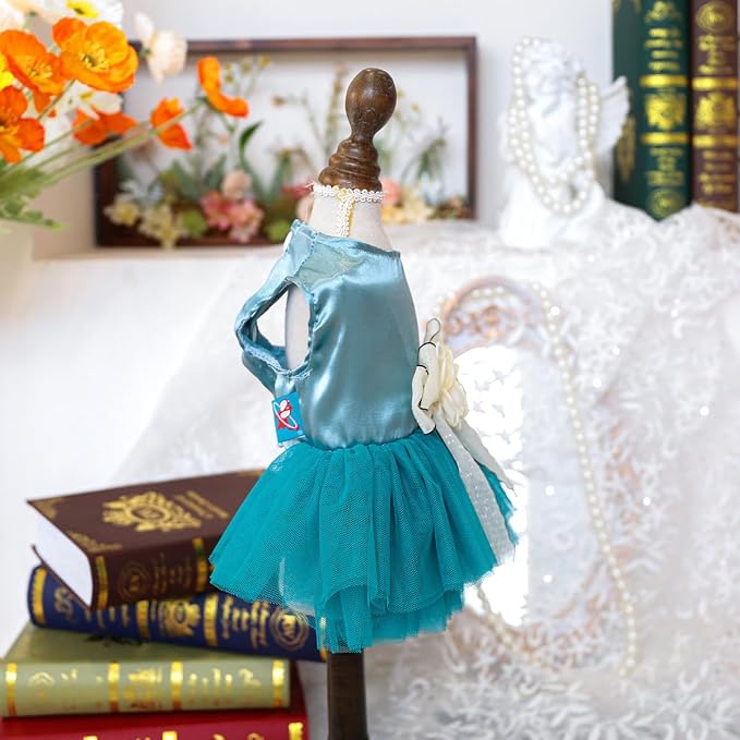 Fashion Sweet Puppy Dog Blingbling Princess Skirt Pet Dog Lace Cake Camisole - Image 4