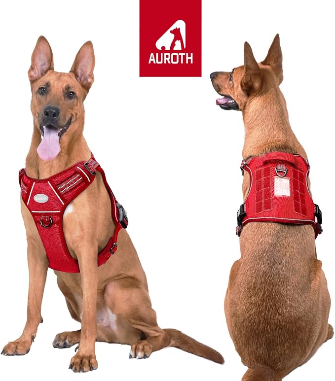 AUROTH Tactical Dog Harness for Large Dogs No Pull Adjustable Pet Harness - Image 7
