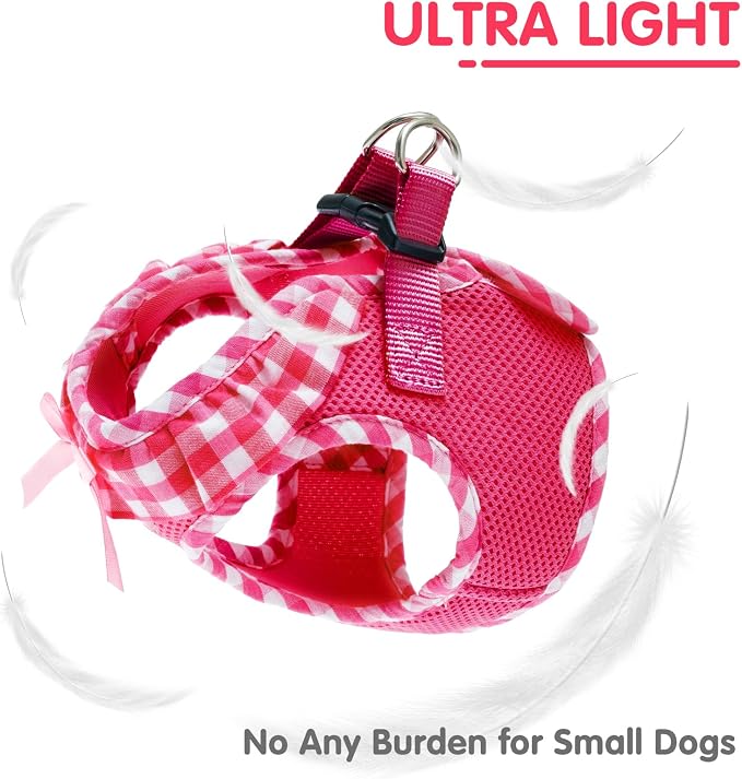 PUPTECK Dog Harness for Puppy and Small Sized Dogs, Step-in No Pull Soft Mesh - Image 5