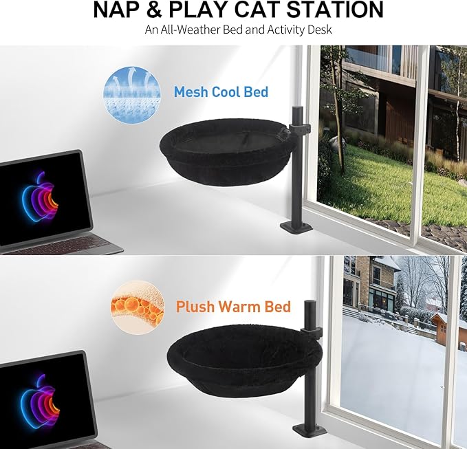 Cat Desk Bed - Machine Washable Reversible Cats Hammock - Image 5