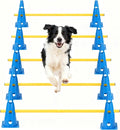 Dog Agility Hurdle Cone Set, 10er 12.5Inch Agility Cones and 5er 31.5Inch by HFYZZ
