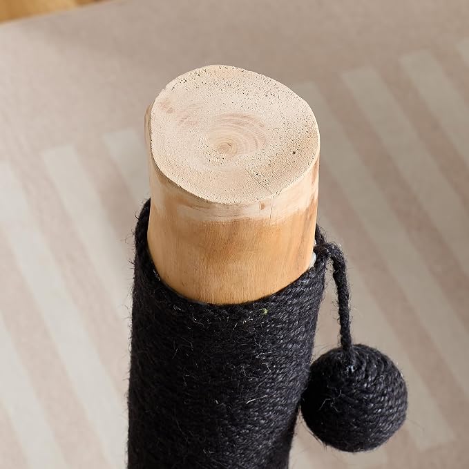 29" Tall Cat Scratching Post for Indoor Cats Adults, Extra-Stable & Natural - Image 7