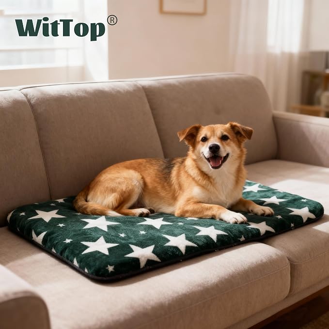 Washable Dog Bed Plush Orthopedic Outdoor Crate Mat - Image 5