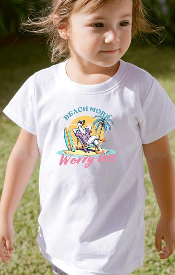 Kids Toddler Little Boys Girls T-Shirt Short Sleeve Funny Animals Graphic - Image 5