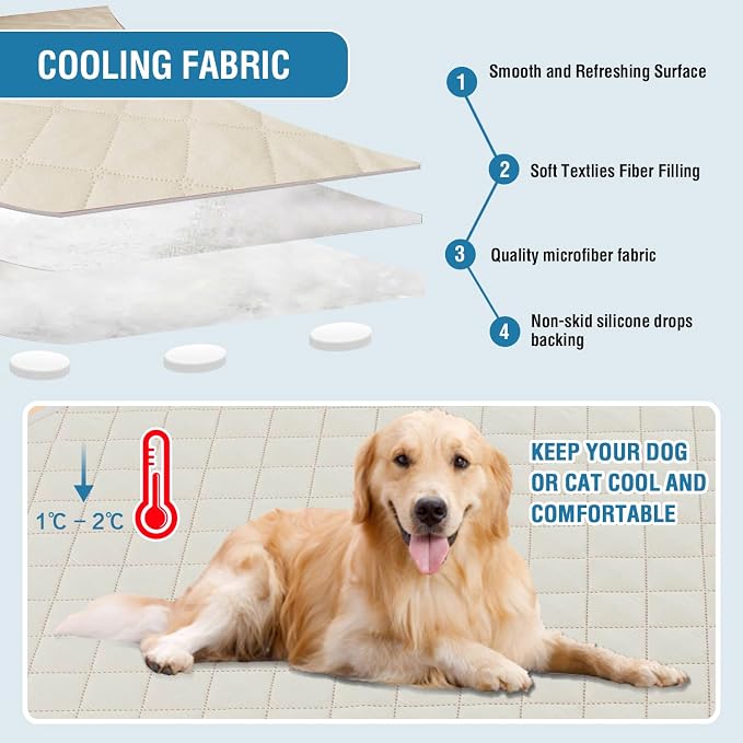 H.VERSAILTEX Summer Cooling Mat & Sleeping Pad, Breathable Cooling Mat - Image 8