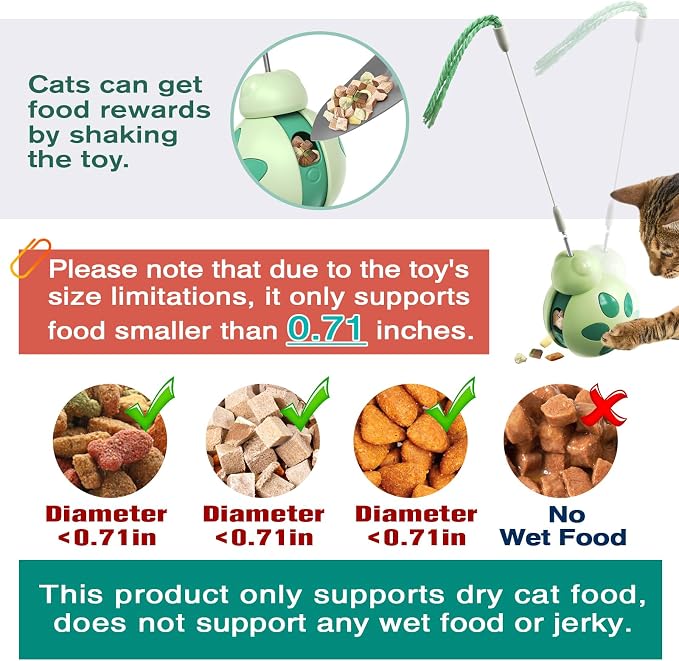 Interactive Cat Treat Toys, Rolling Ball Shape - Image 4