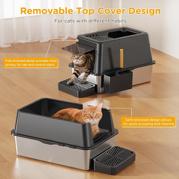 Stainless Steel Litter Box - Image 5