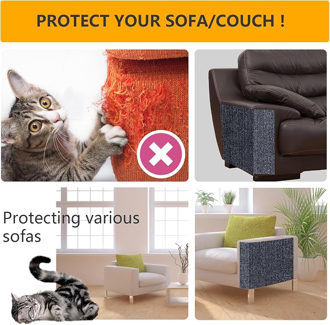 120"x15.8" cat Scratch Furniture Protector Keep Couch Sofa Protection Anti - Image 6