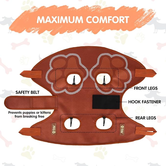 Paws n' Cradle Dog Grooming Hammock Harness - Image 4