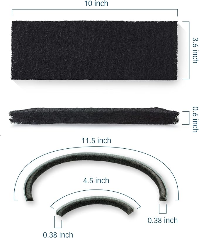 PET STANDARD Replacement Carbon Filters & 1 Replacement Seal Strip Set - Image 3