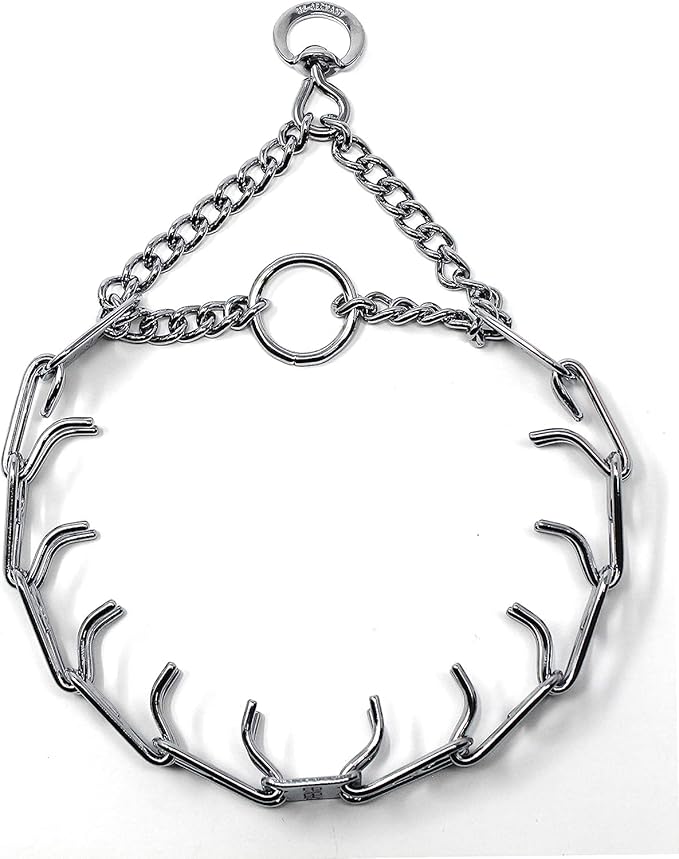 Herm Sprenger Prong Dog Training Collar Ultra-Plus Chrome Plated Steel Pet by HERMSPRENGER