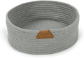 Cat Bed Basket Nest Round Cotton Rope Woven Warm Medium, Pet Sleeping Bed House by DOGLEMI