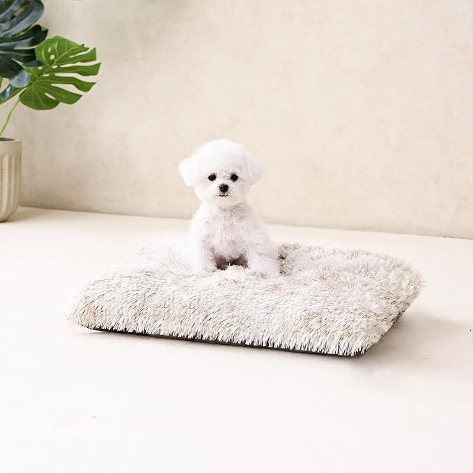 EHEYCIGA Fluffy Dog Crate Bed for Small Dogs, Plush Faux Fur Crate Pad - Image 9