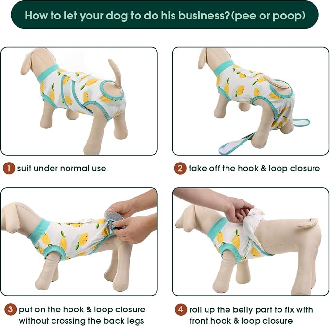 Kuoser Recovery Suit for Dogs Cats After Surgery, Professional Pet Recovery - Image 4