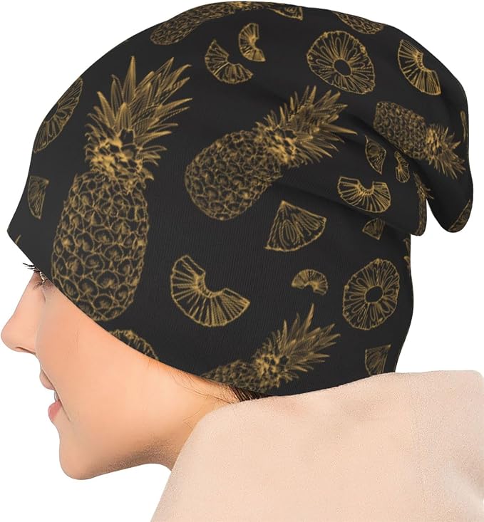 Beanie Hat Skull Cap Chemo Hat Slouchy Cap Headwear Stretch Knitted Hats - Image 7