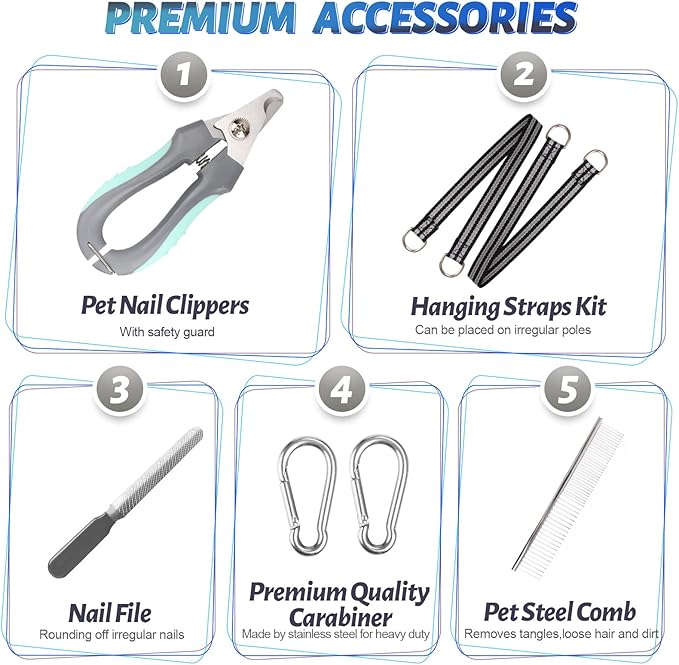 Pet Dog Grooming Hammock Harness - Image 3