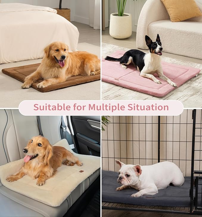 Made4Pets Dog Crate Pad Bed for Small Dogs, Washable & Reversible, Anti-Slip - Image 4