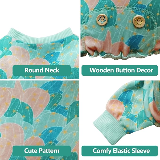 KYEESE Dog Pajamas Soft Dogs Clothes Pet Coat Velvet Dog Pajamas Small Sized - Image 3