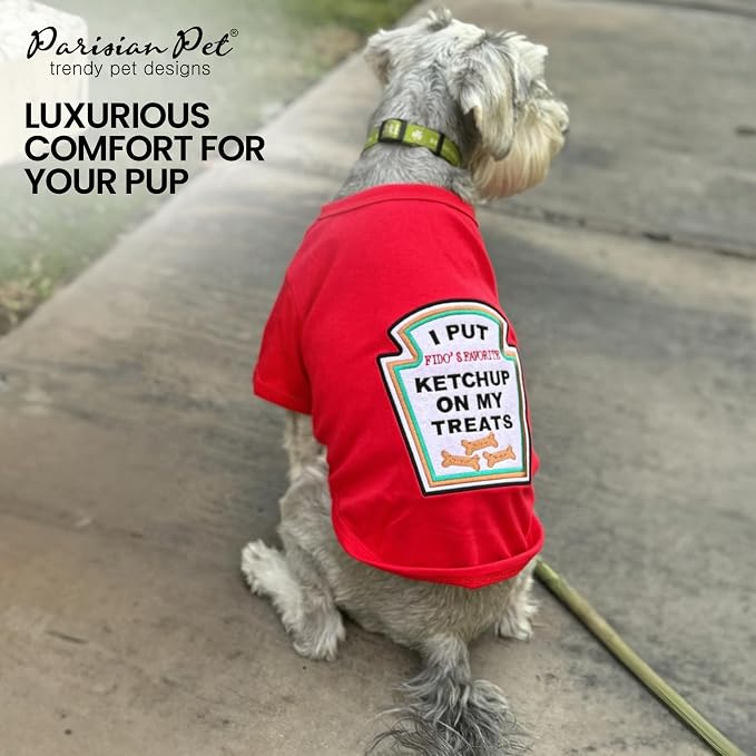 Parisian Pet Ketchup Dog Costume - Image 5