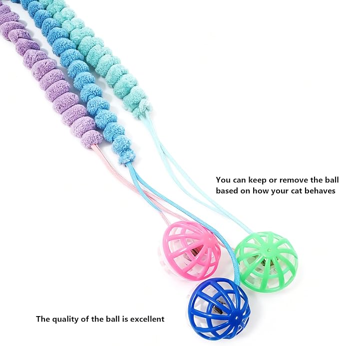 IUHKBH Cat Teaser Wand Toys 3 Pack - Image 4