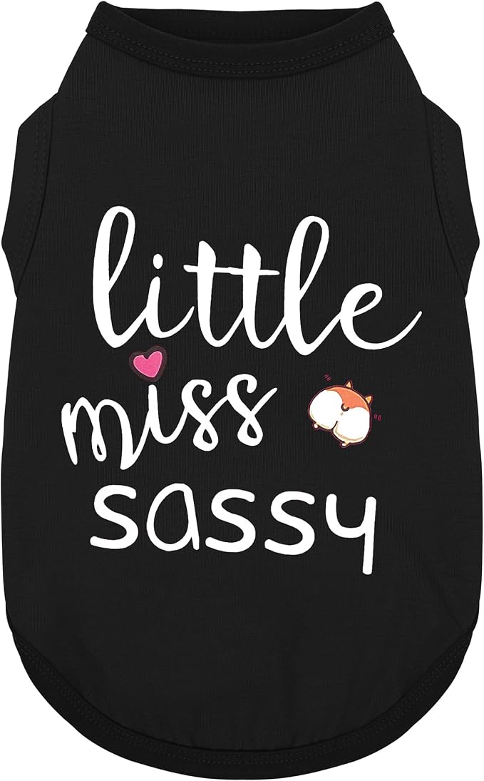 Paiaite Dog Clothes Fashionable Sleeveless Pet Vest: 'Little Miss Sassy' by Paiaite