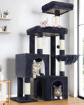 Globlazer Cat Tree Condo Tower for Multiple Indoor Cats, 52in Multi-Level Cat by Globlazer