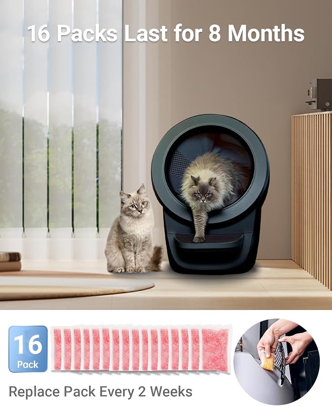 16 Packs Cat Litter Box Deodorizer Refills Compatible - Image 7