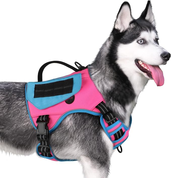 WINGOIN Tactical Dog Harness for Small Dogs, No Pull Harness by WINGOIN