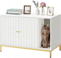 Feandrea Cat Litter Box Enclosure, Hidden Litter Box Furniture by FeandreabySONGMICSHOME