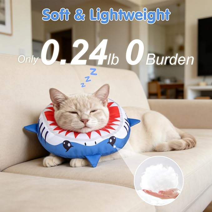 BEAUTYZOO Cat Cone Collars Soft, Cat Recovery E Collars After Surgery to Stop - Image 2