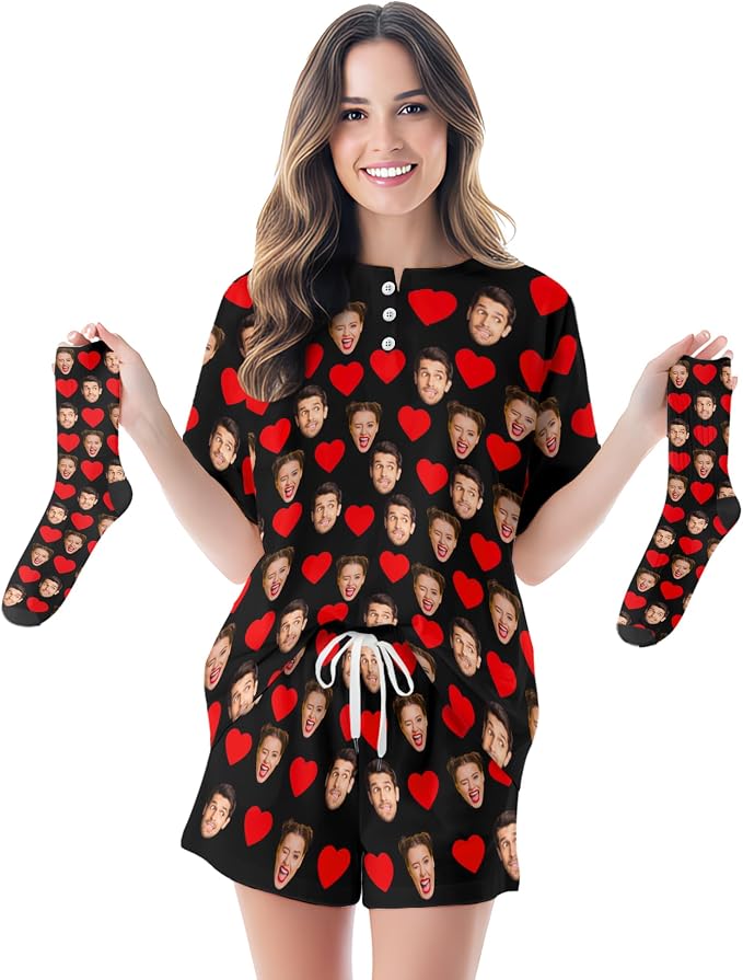 D-Story Custom Short Pajama Set by Enjoy-yjl