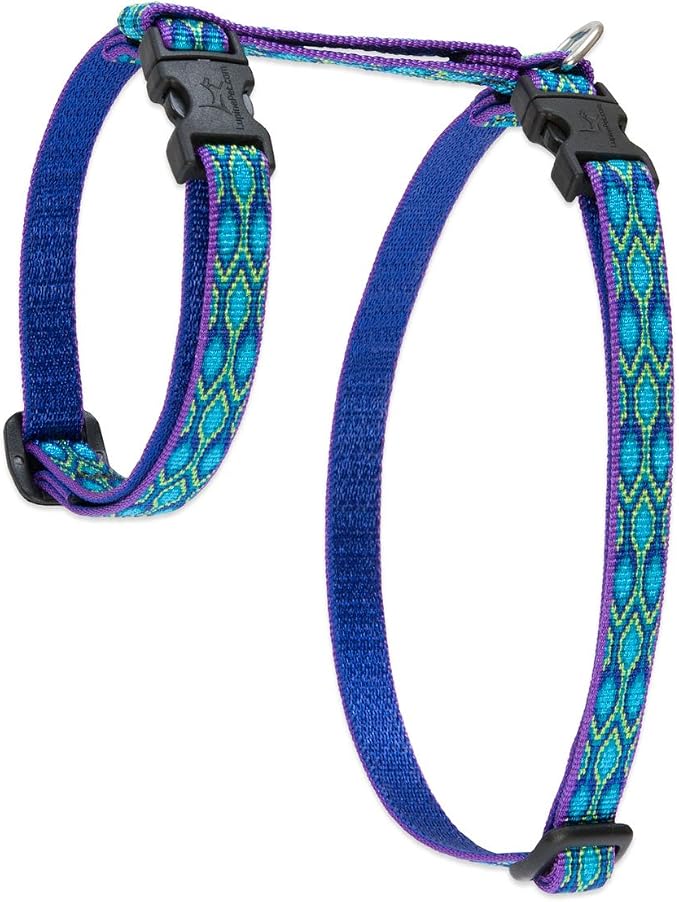 LupinePet Originals 1/2" Rain Song 12-20" H-style Harness by LupinePet